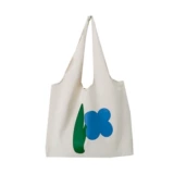 Оригинальная вместительная и большая сумка на одно плечо, японский летний шоппер, в цветочек