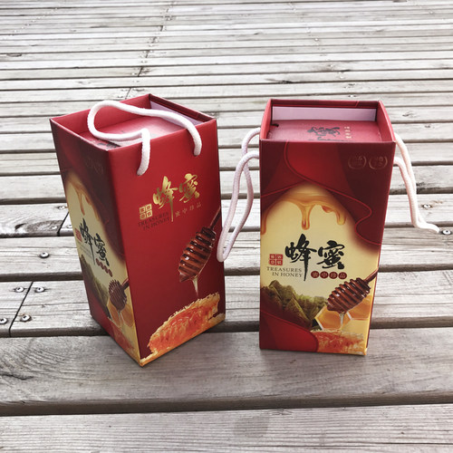 1-2斤蜂蜜包装盒礼盒蜂蜜礼品包装盒土蜂蜜包装彩盒土蜂蜜包装盒 - 图3