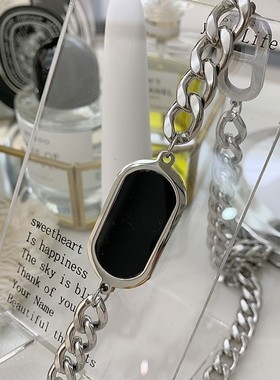 钛钢不掉色欧美新款夸张粗链条