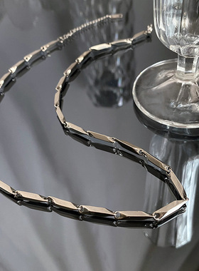 男女通用ins钛钢锁骨链轻奢小众