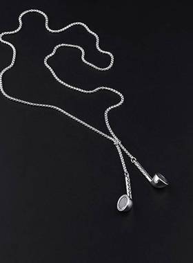 耳机造型项链ins小众风蹦迪嘻哈