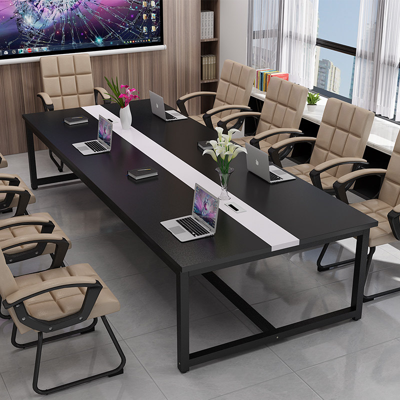 会议桌长桌简约现代长方形工作台培训桌长条桌办公家具职员办公桌