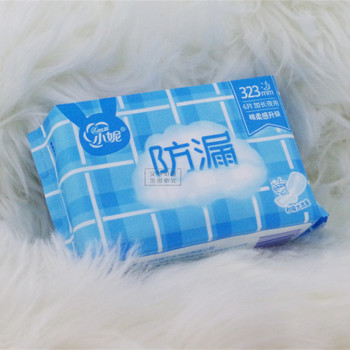 ຜ້າອະນາໄມ Xiaoni ultra-thin ທໍາມະຊາດ pure cotton soft 283mm night use 323 aunt napkin super extended 420mm full box P hair