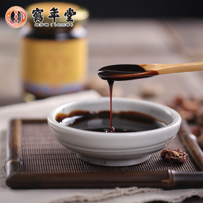 鹤年堂杭白菊膏玫瑰茯苓滋补健康膏方传统滋补品营养膏滋265g