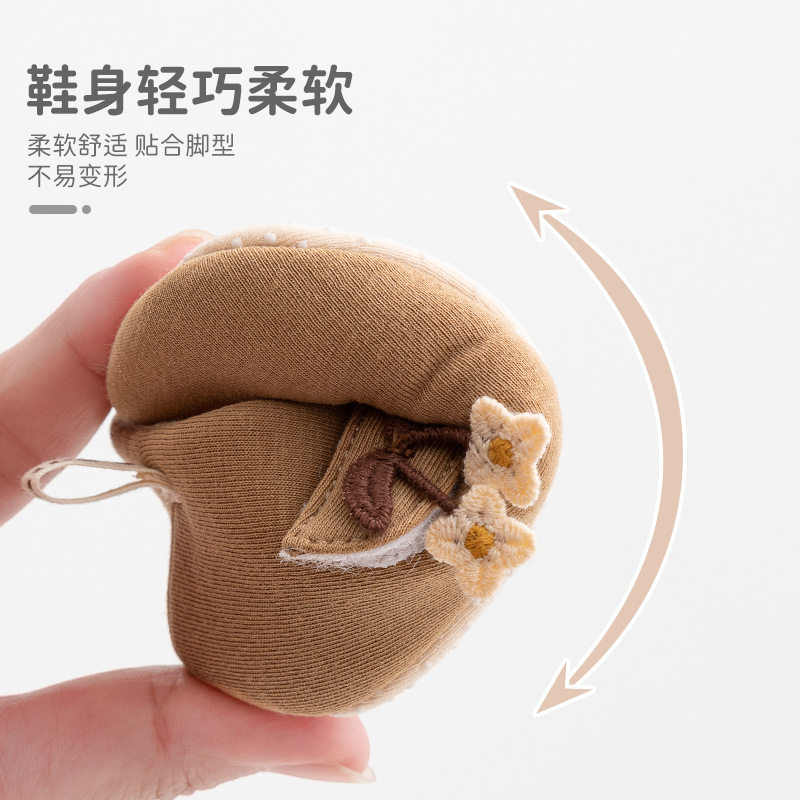 春夏婴儿鞋袜新生儿地板鞋步前鞋学步鞋宝宝女软底防滑鞋子0-1,淘宝优惠券,粉丝福利购,淘宝优惠卷