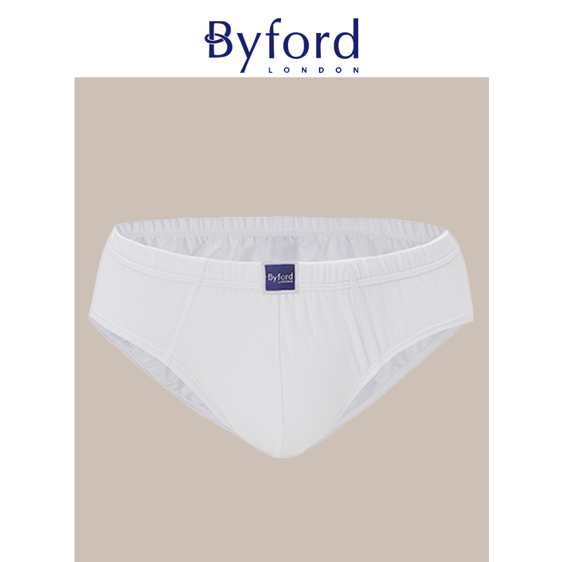 BYFORD/百富男士三角裤棉氨纶泰国产抑菌亲肤青年潮流MW38026 - 图0