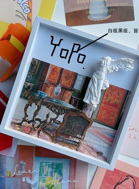 多功能桌面相框金属北欧风铝合金