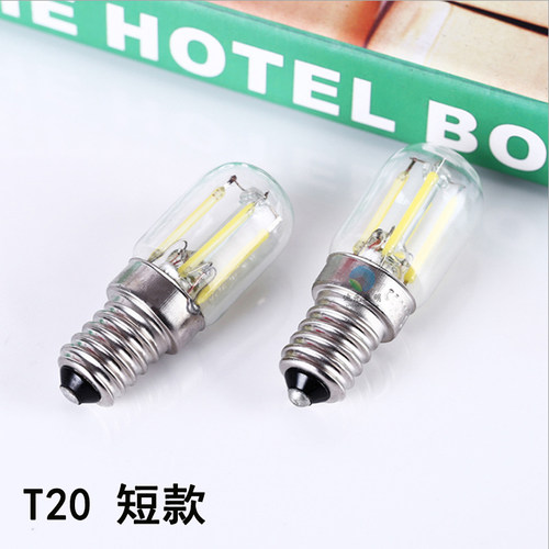 led爱迪生灯泡E12螺口E14节能复古灯丝灯泡暖黄光220V仿钨丝110V - 图0
