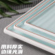 Metamine tableware imitation porcelain tableware rectangular plate commercial use