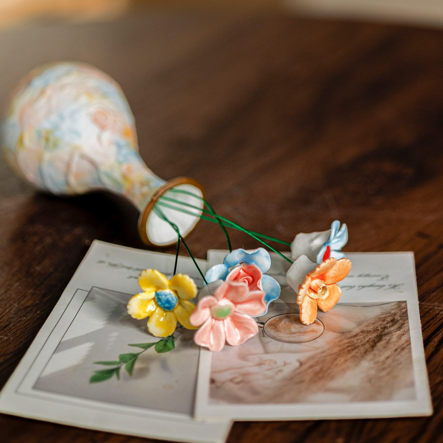 景德镇陶瓷花瓶马卡龙色艺术摆件陶瓷永生花家居饰品创意礼物花器,淘宝优惠券,粉丝福利购,淘宝优惠卷