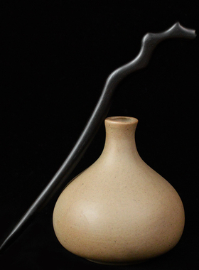 黑檀木发簪日常盘发木质簪子发饰