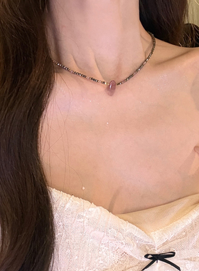 【Mielin】沙漠甘露 波西米亚风串珠项链女小众设计感锁骨链颈链