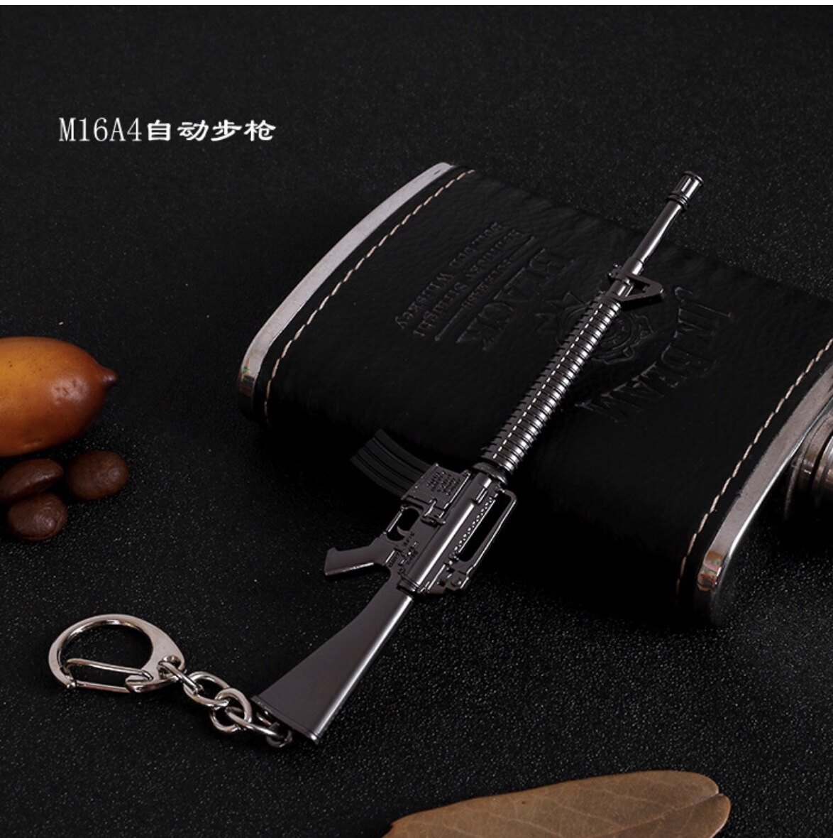 绝地求生钥匙扣绝地求生吃鸡挂件98k狙击枪玩具仿真金属枪支钥匙扣游戏武器模型