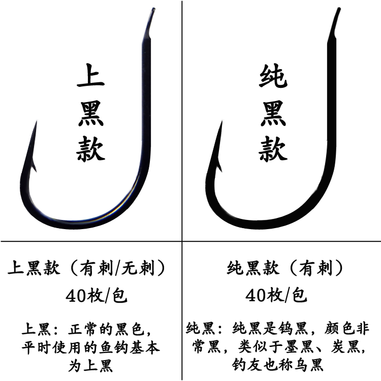 宝狐伊豆鱼钩日本进口歪嘴有倒刺无刺散装钓鱼钩鲫鱼鲤鱼钩高碳钢-图0