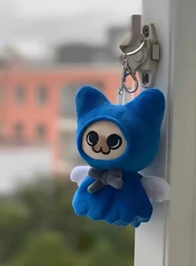 日本ULALOV怪物猎人可爱猫挂件天使艾露猫玩偶公仔毛绒挂件钥匙扣