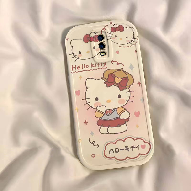 适用于OPPOR17手机壳可爱卡通hellokitty凯蒂猫女学生新款网红硅胶软壳防摔全包镜头高级高颜值网红保护套 - 图3