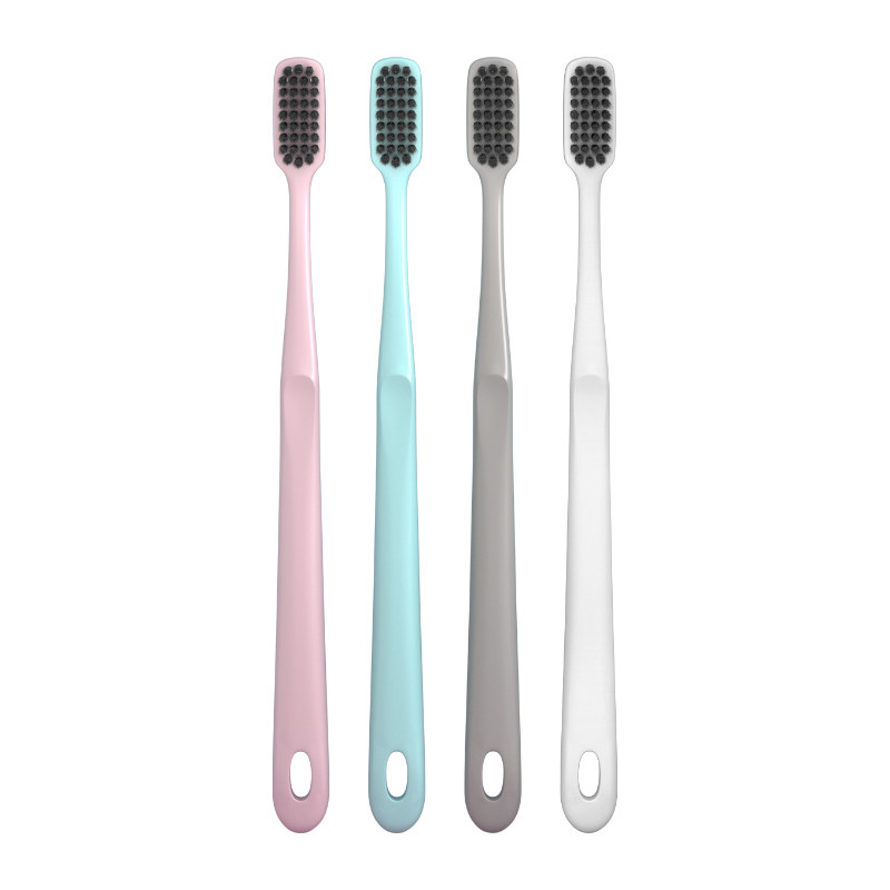 健牌软毛成人日韩马卡龙竹炭牙刷 健家居牙刷/口腔清洁工具