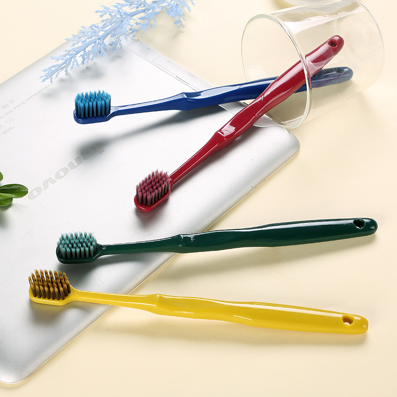 健牌日系配色细丝软毛家用旅行牙刷 健家居牙刷/口腔清洁工具
