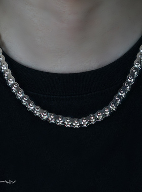 原创设计单车链条超细无性别项链