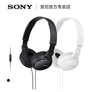 Sony索尼MDR-ZX110AP耳机头戴式游戏电脑有线学生手机电竞耳麦