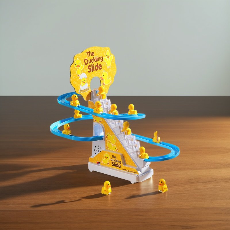 德国滑梯趣味小黄鸭子爬楼梯轨道玩具上童玩具男女孩大号电动,淘宝优惠券,粉丝福利购,淘宝优惠卷