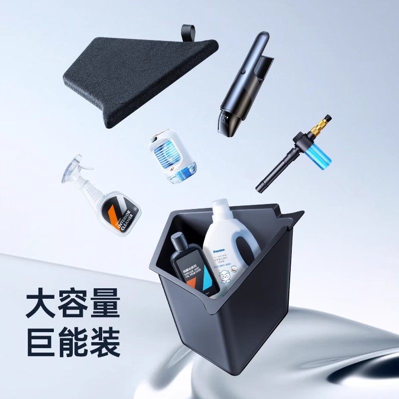 适用特斯拉modelY3/YL后备箱储物盒焕新版侧边尾箱储物桶收纳配件 - 图2