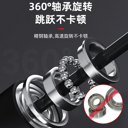 李宁跳绳健身减肥运动专用无绳燃脂男女儿童学生中考成人专业跳神