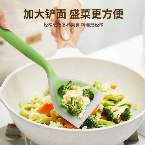 烙煎饼硅胶铲耐高温不粘锅玉子烧刮板专用铲子食品级刮刀厨房锅铲 - 图2