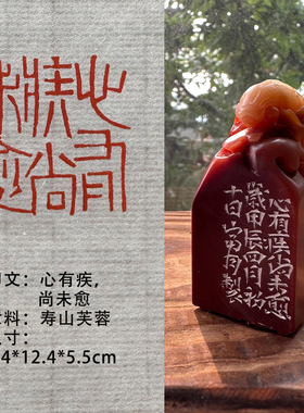 是名一鹿手工篆刻一物一拍