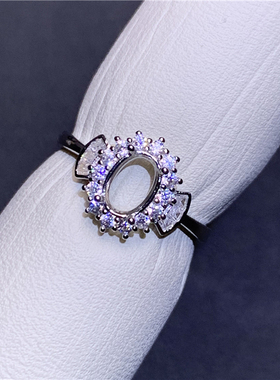 精工S925纯银戒托活口戒托女戒