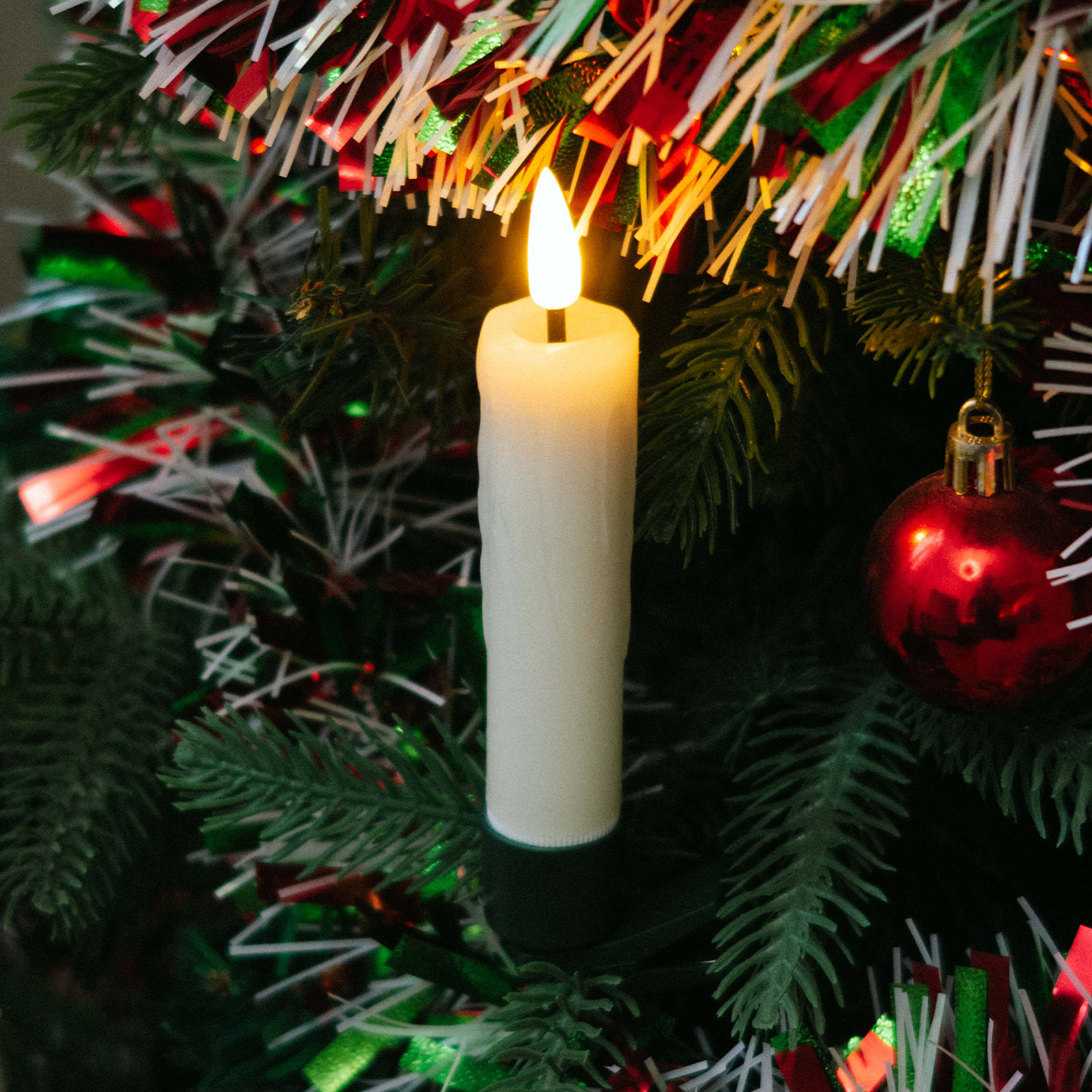 栖光隅｜复古融蜡仿真蜡烛灯餐厅桌面摆件圣诞节小夜灯氛围感装饰,淘宝优惠券,粉丝福利购,淘宝优惠卷