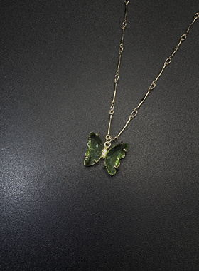 New Vintage古著设计感The little bow蝴蝶项链