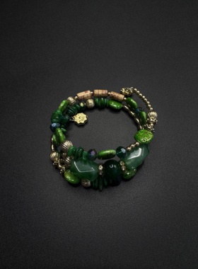 Vintage古着设计感古早风独特小众手链复古手链P82158