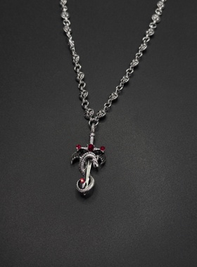 欧美复古项链女小众设计感高级轻奢气质项链P122658