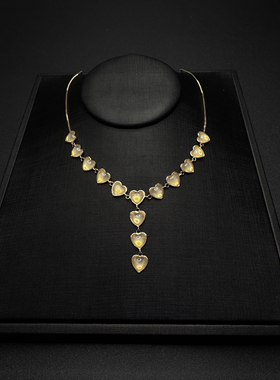 New Vintage古著设计感Vintage古早风Moonlight glaze项链