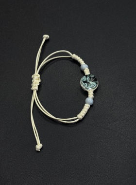 永生花干花满天星手链女 简约学生清新 手工编织个性满天R22204