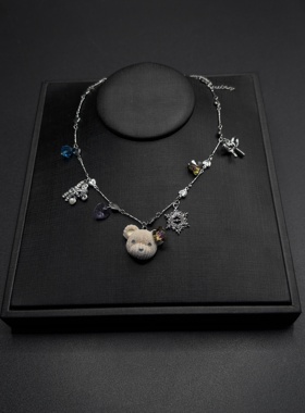 新款小众设计感项链女轻奢高级感锁骨链颈链配饰B122359