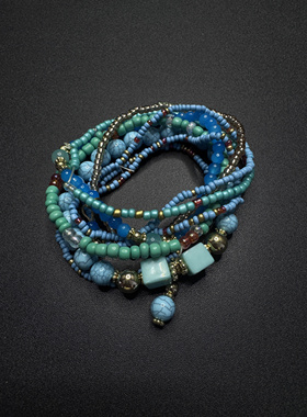 Vintage古着设计感古早风独特小众手链P60859