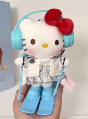kitty包包挂件毛绒kt猫装饰玩偶