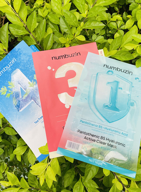 韩国numbuzin数字面膜134号 密集补水保湿舒缓镇定收缩毛孔