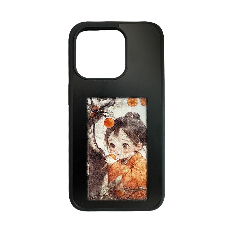 墨水屏手机壳NFC苹果四色高分辨率水墨屏适用于iPhone16磨砂Ai智能防摔保护壳