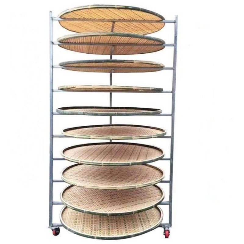 茶叶凉摊青架制茶用具三角架晾晒竹编簸箕架304不锈钢网筛竹筛架,淘宝优惠券,粉丝福利购,淘宝优惠卷