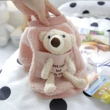 Pet Bichon Pomeranian маленький собачий щенок плюшевый плюшевый собака Весна и осень и зимняя милая медведь плюшевая одежда