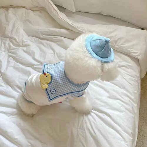 夏季狗衣服薄款宠物衣服透气卡通狗背心猫衣服泰迪比熊衣服 - 图3