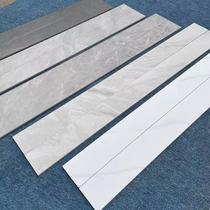 1 m 2 Total Porcelain Thong Body Skirting Board Tile Living Room Large Board Earth Wire Matt Pure White Black And White Root Black Gold Flower Wave Lead