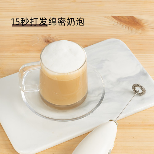 HARIO奶泡器咖啡奶泡打发器手持电动奶泡机打奶棒家用牛奶打泡器 - 图2