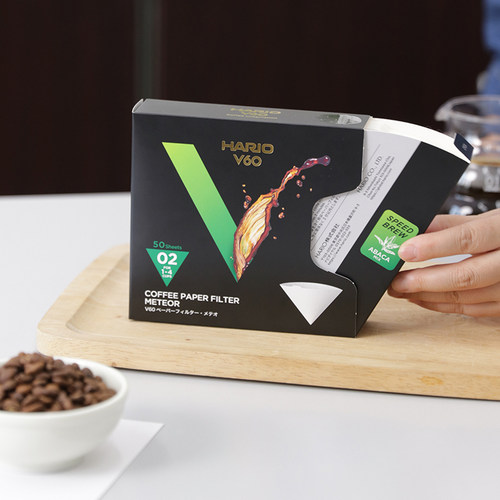HARIO日本咖啡滤纸 V60手冲滤杯滴漏过滤纸咖啡粉滤袋美式VCF - 图0