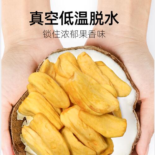春光食品 海南特产 果干 菠萝蜜干250g*2 袋装 松脆可口 - 图0
