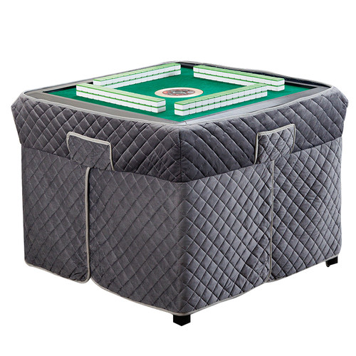 麻将机新款烤火加绒加厚保暖围罩防油火炉取暖正方形家用桌布电炉 - 图3