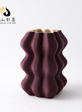 3D打印陶瓷花瓶客厅插花轻奢高档
